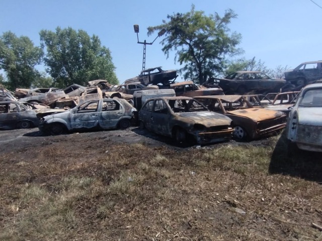 El d�a despu�s del incendio en el Dep�sito Judicial del Barrio Bel�n